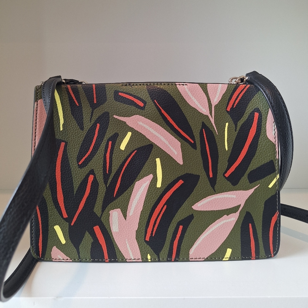 kate spade Olive Multi Floral Print Crossbody Bag - Picture 2 of 4